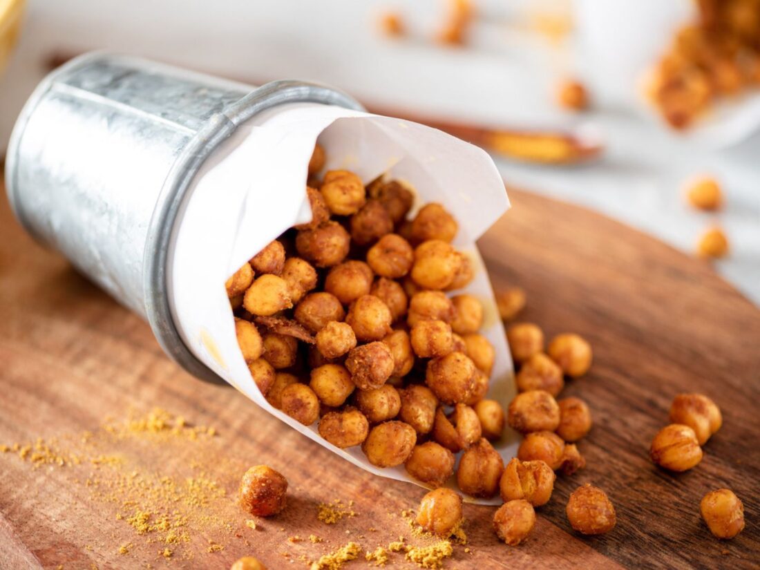 Roasted Chickpeas Four Ways with B-well Ingredients