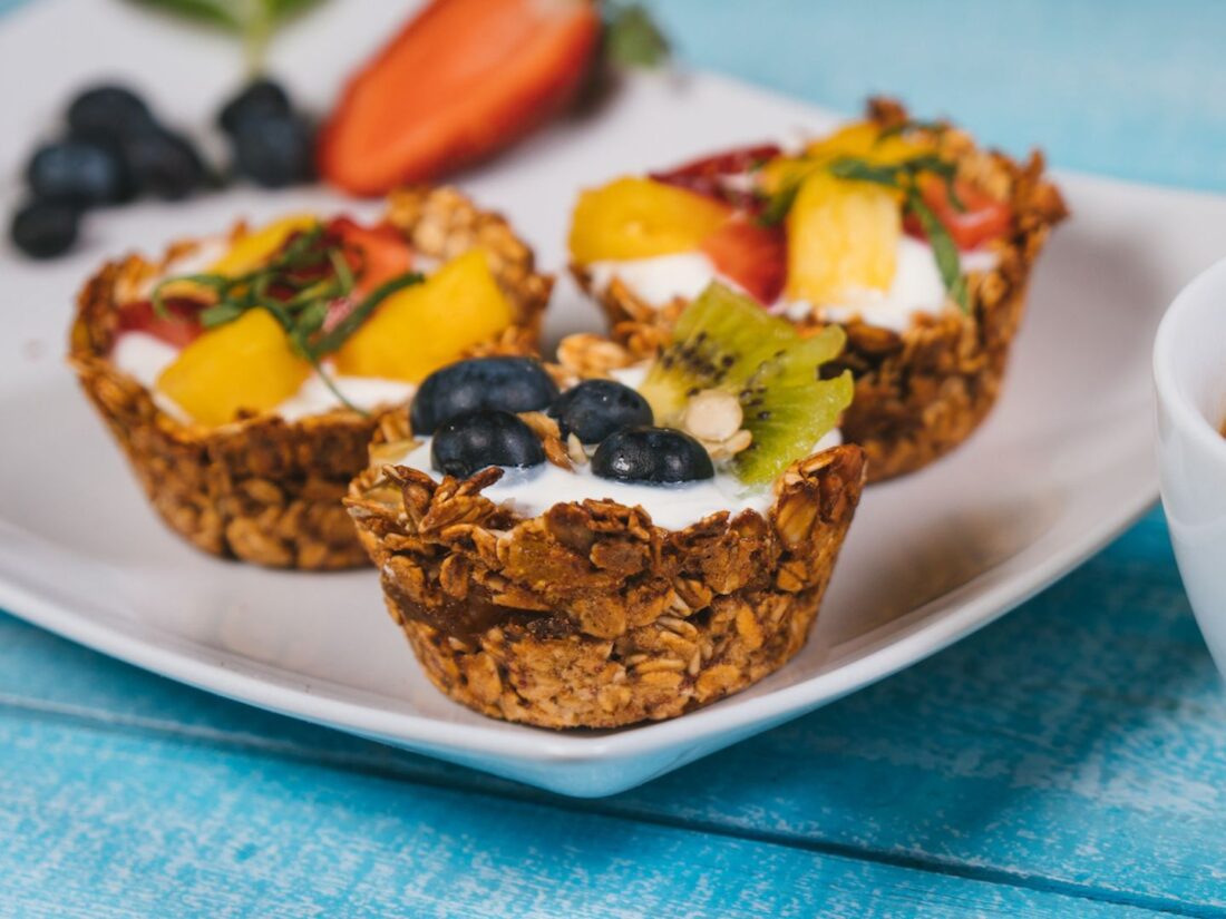 Good Morning Granola Cups using B-well Products