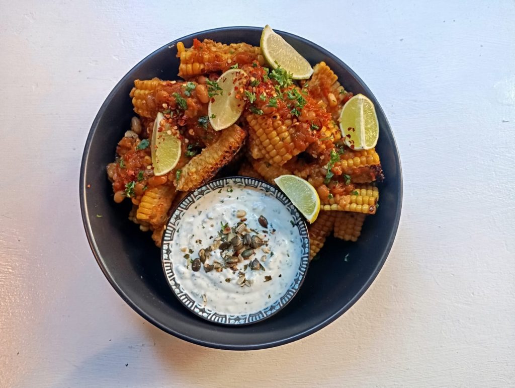 04-sticky-chakalaka-sweetcorn-ribs-with-herb-yoghurt-cream